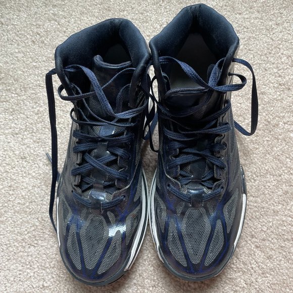 Men's Basketball Shoes - Adizero Crazy Light - Navy - Picture 2 of 8